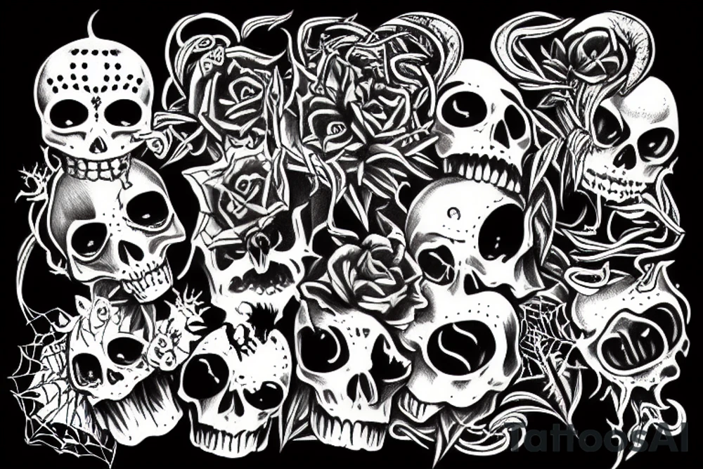 Spooky tattoo idea