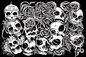 Spooky tattoo idea