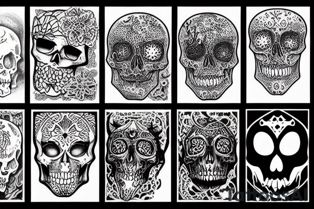 Spooky tattoo idea
