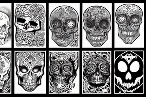 Spooky tattoo idea