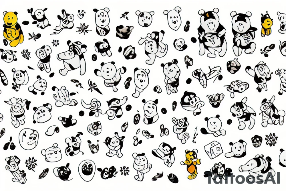 vinni the Pooh tattoo idea