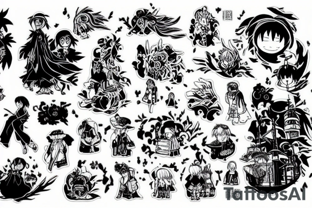 full back howls moving castle tattoo idea