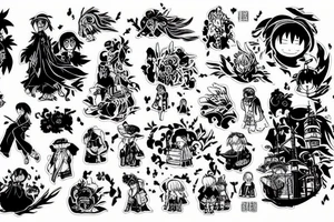 full back howls moving castle tattoo idea