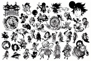 full back howls moving castle tattoo idea