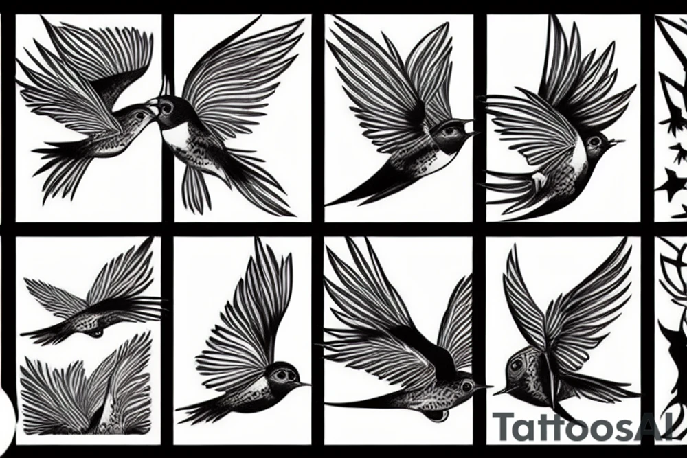 Swallow tattoo idea