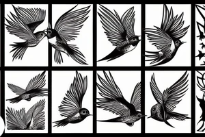 Swallow tattoo idea