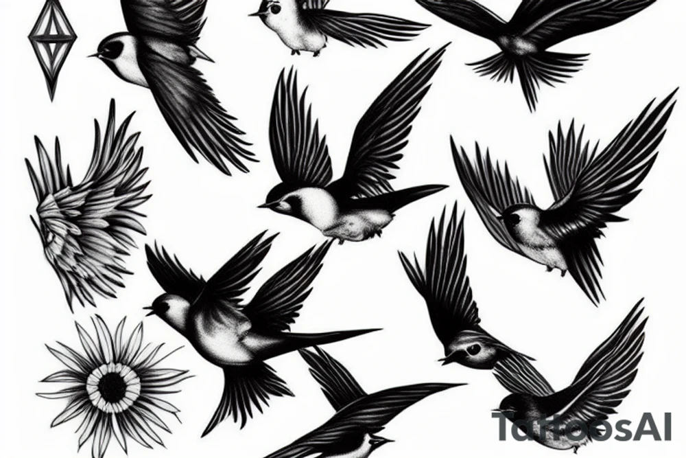 Swallow tattoo idea