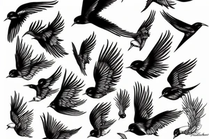 Swallow tattoo idea