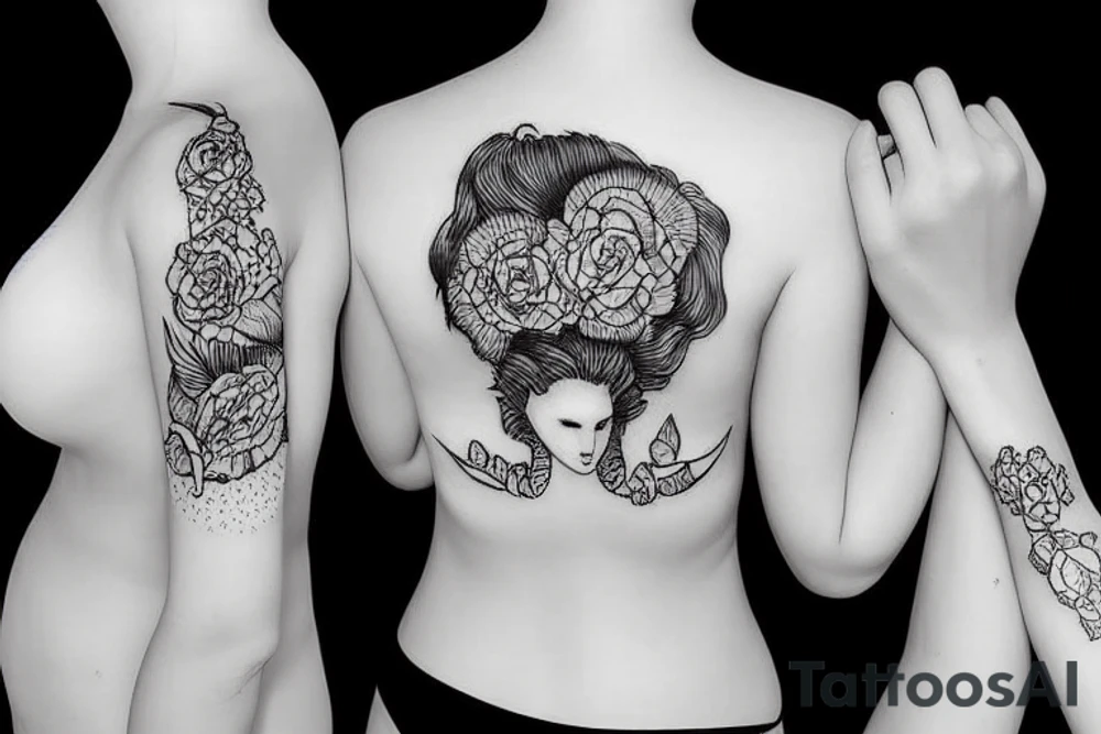 Woman Swim tattoo idea