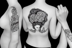 Woman Swim tattoo idea