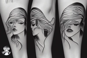 Woman Swim tattoo idea