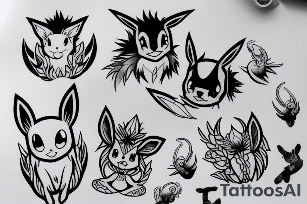 eevee tattoo idea