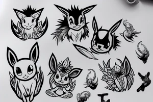 eevee tattoo idea