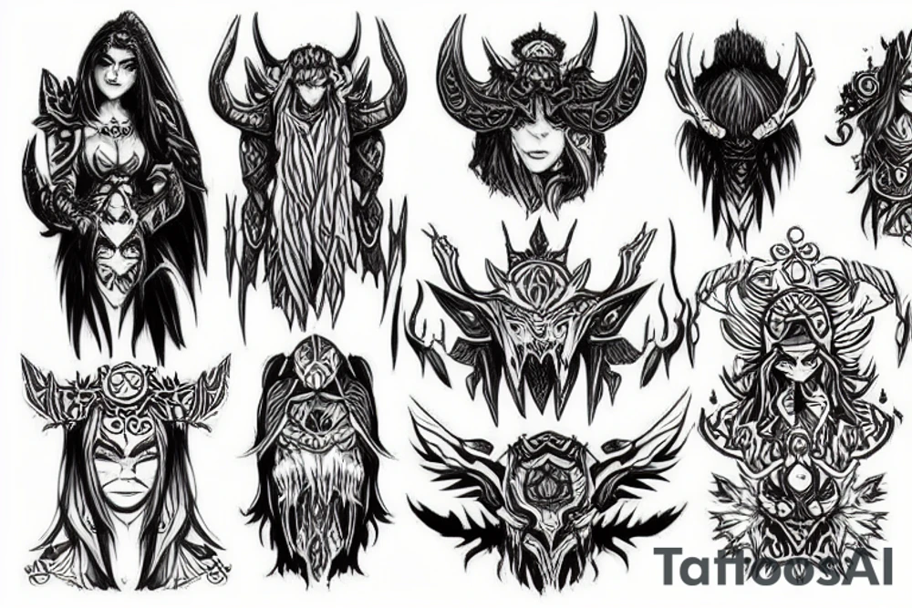 world of warcraft druid restoration tattoo idea