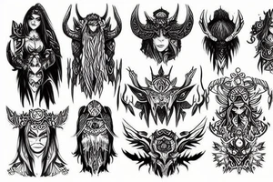 world of warcraft druid restoration tattoo idea