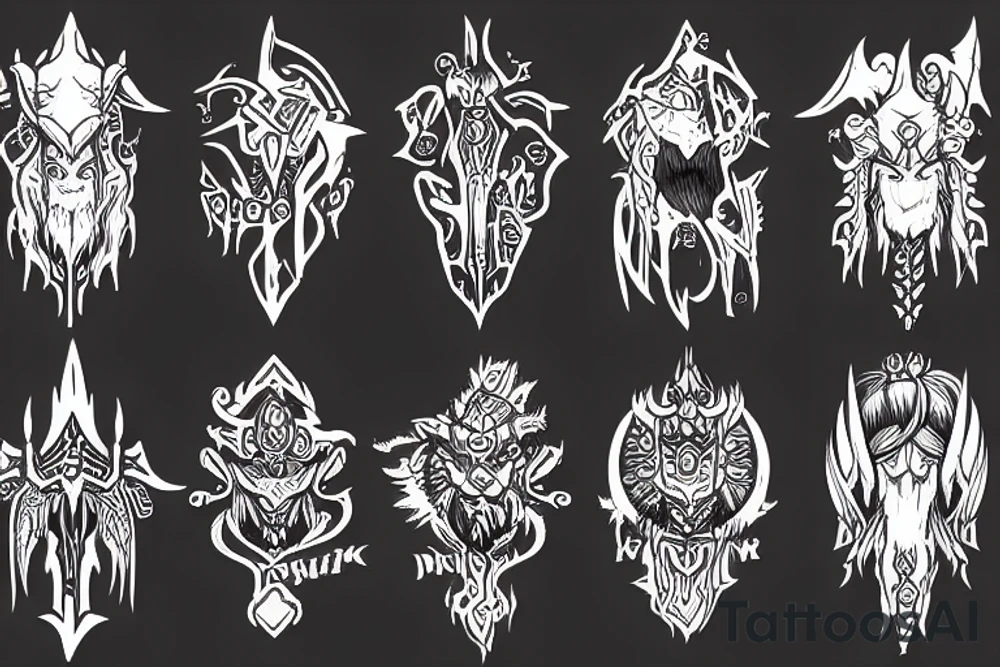 world of warcraft druid restoration tattoo idea