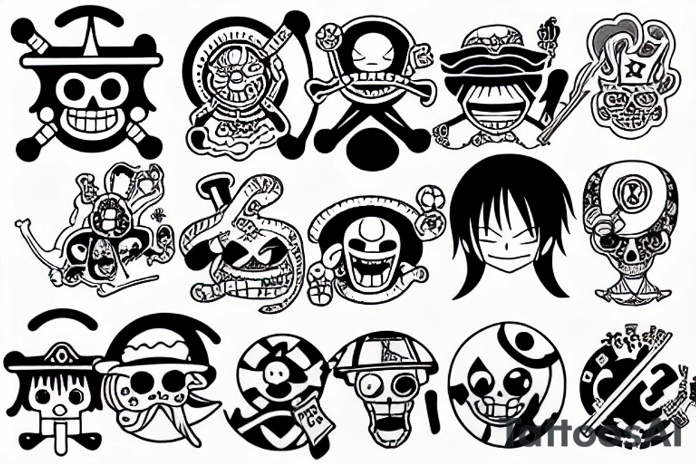 ace from one piece tattoo idea