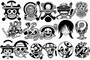 ace from one piece tattoo idea