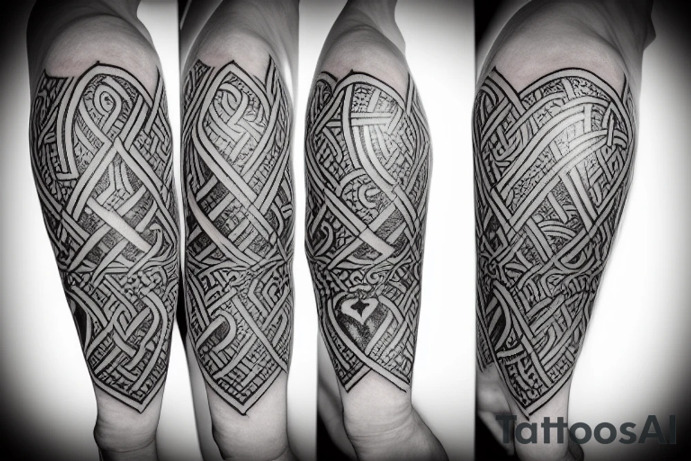VIKING HEART tattoo idea