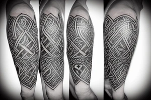 VIKING HEART tattoo idea
