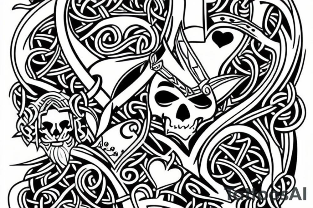 VIKING LOVE tattoo idea
