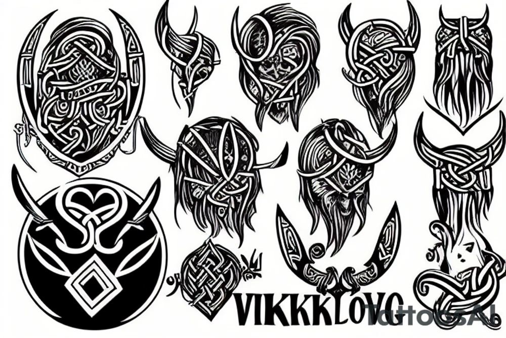VIKING LOVE tattoo idea