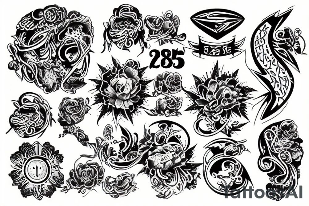 3-7-85 tattoo idea