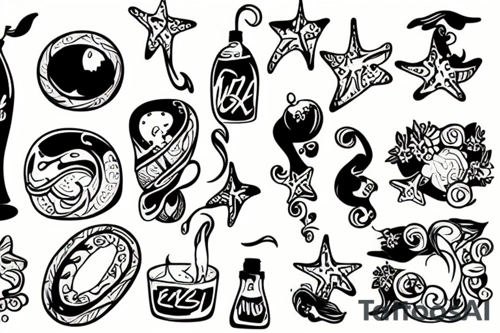 Sex on a beach tattoo idea