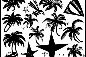Sex on a beach tattoo idea