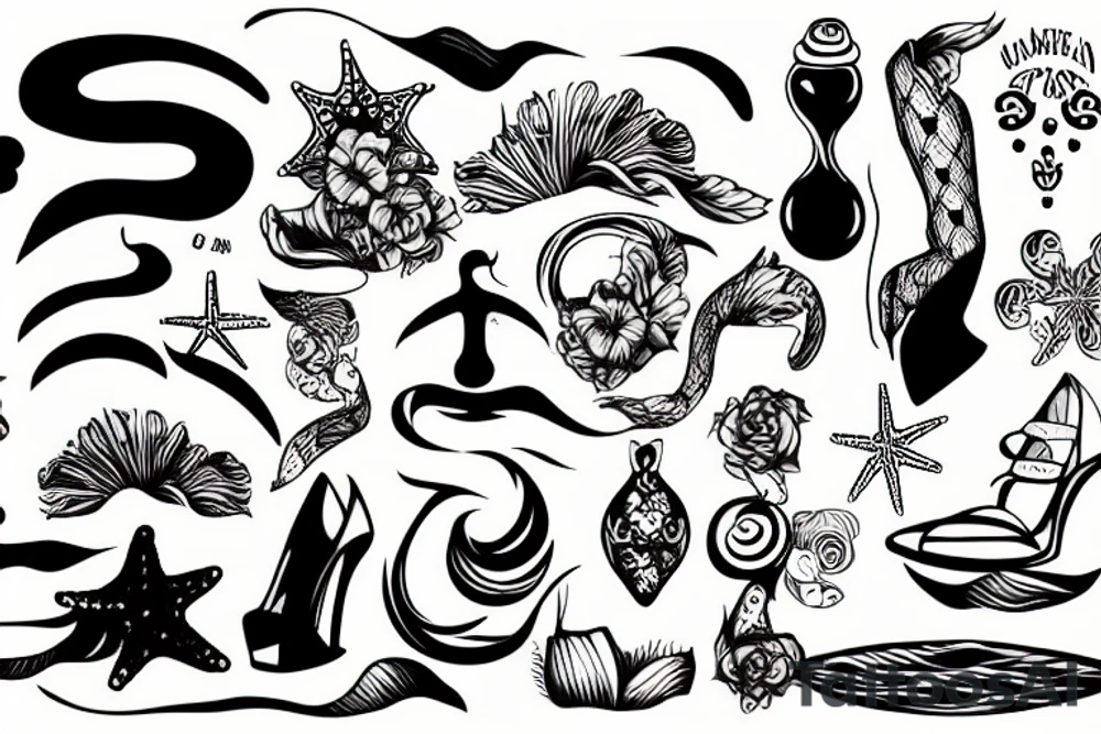 Sex on a beach tattoo idea