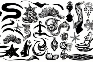Sex on a beach tattoo idea