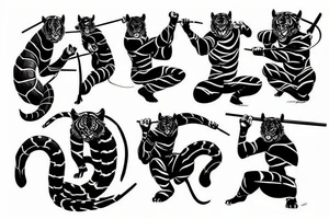 crouching tiger hidden dragon tattoo idea