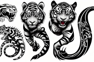crouching tiger and hidden dragon tattoo idea