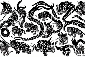 crouching tiger and hidden dragon tattoo idea