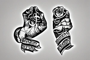 equality status brotherhood tattoo idea