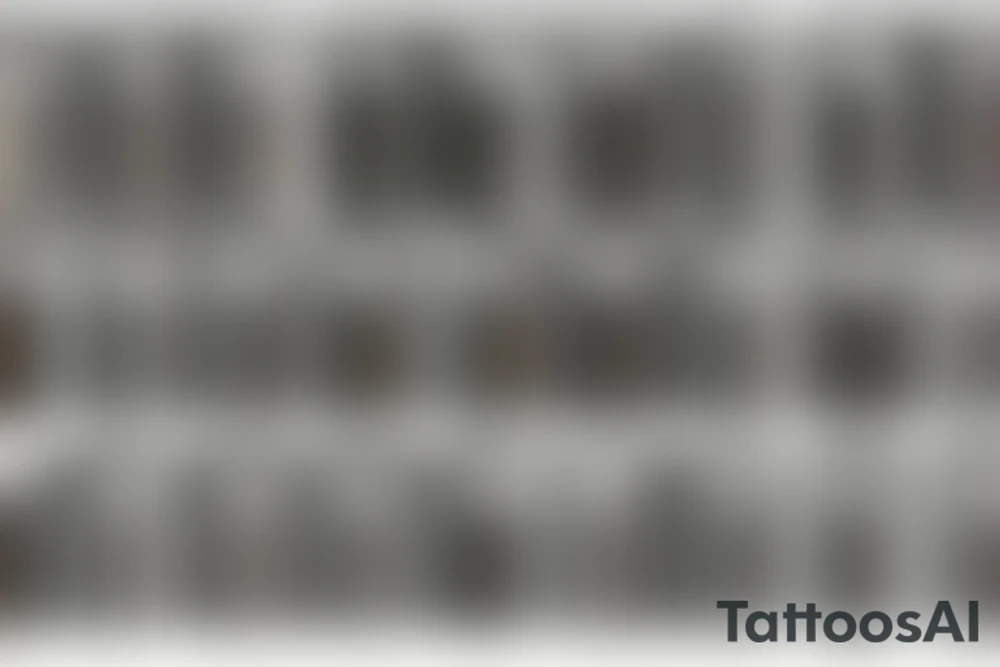 barcode and an eye tattoo idea
