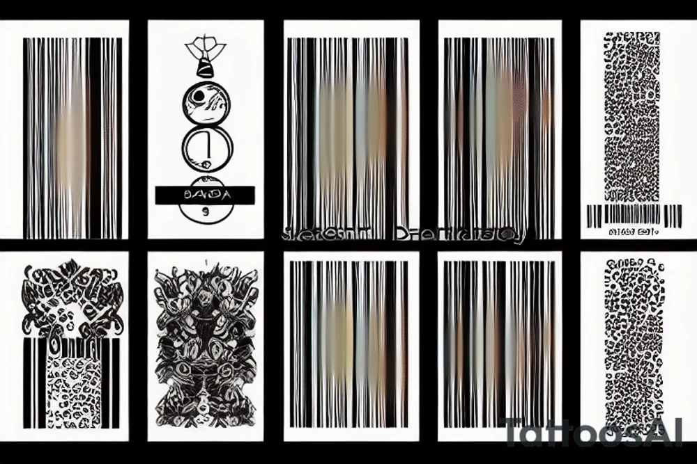 barcode tattoo idea