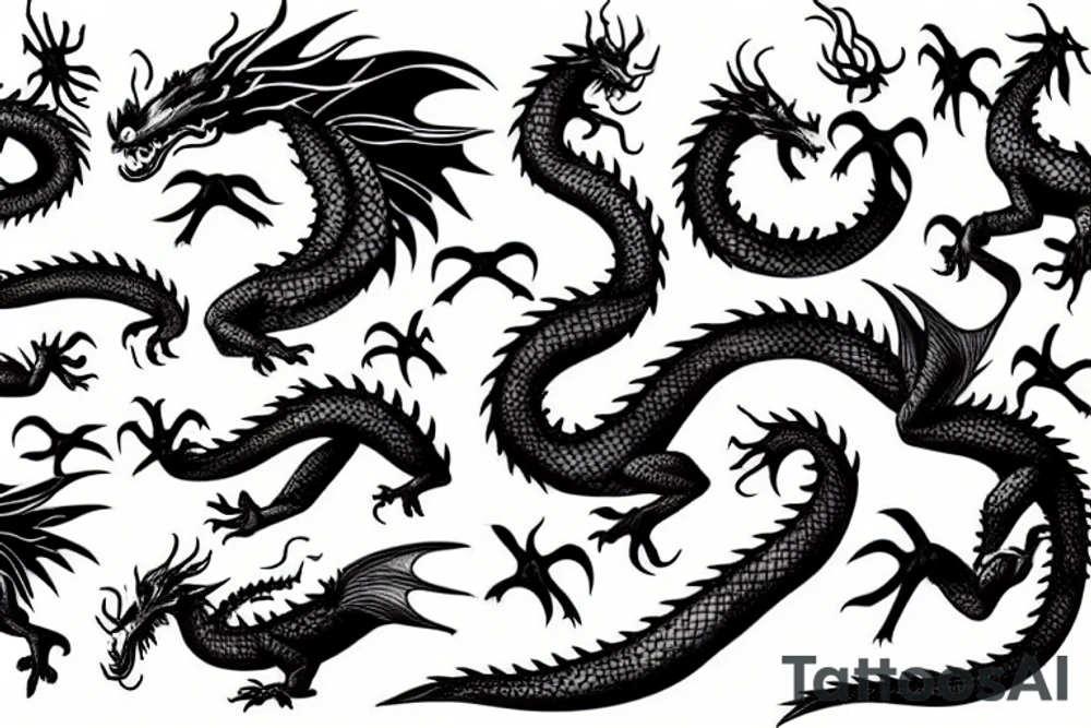 the Dragon tattoo idea