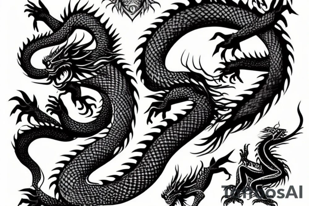 the Dragon tattoo idea