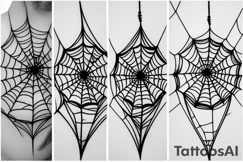 Spider web dream catcher nightmare catcher tattoo idea