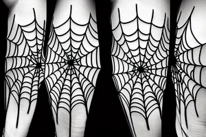 Spider web dream catcher nightmare catcher tattoo idea