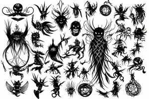 nightmare catcher tattoo idea