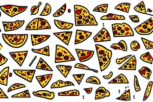 Pizza slice tattoo idea