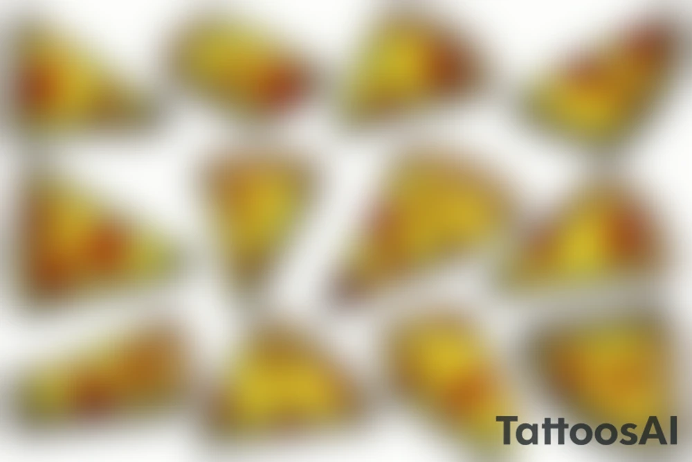 Pizza slice tattoo idea