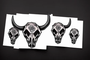 Bull Skull
Desert tattoo idea