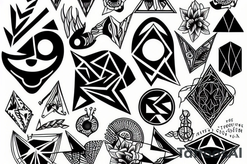 Depression suffer tattoo idea