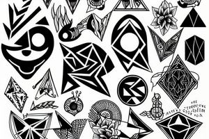 Depression suffer tattoo idea