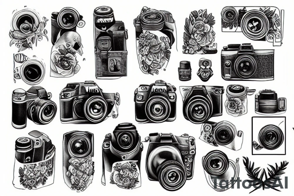 Photography nikon tattoo idea