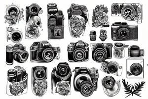 Photography nikon tattoo idea