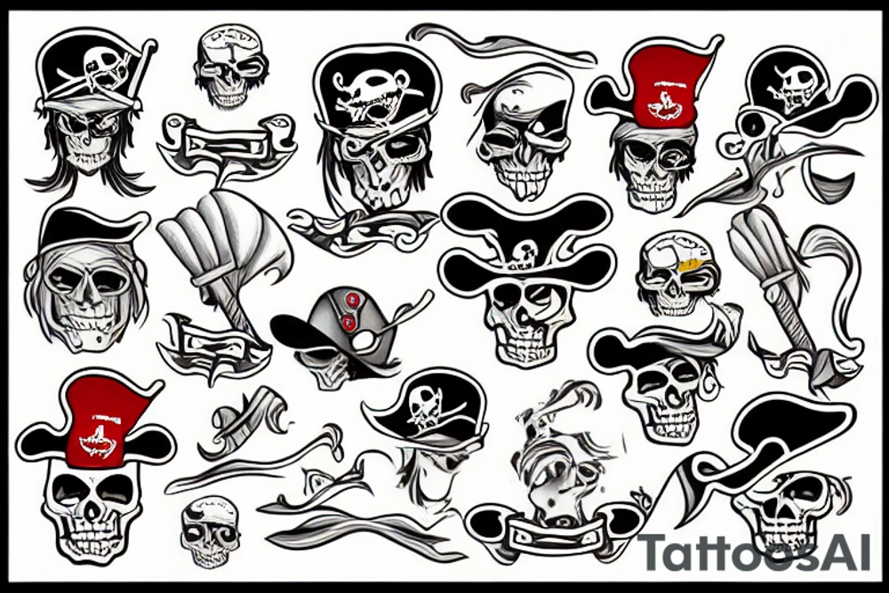pirate tattoo idea